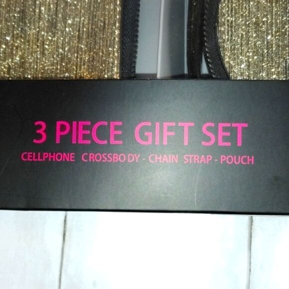 Womens Crossbody Phone Case & Pouch Bag Purse 3 Piece Gift Set - Picture 3 of 7